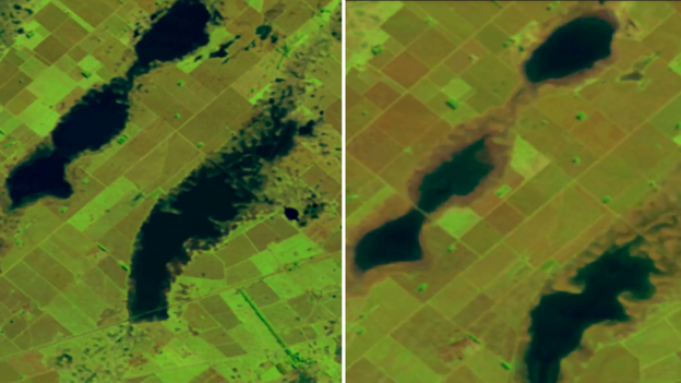 AGUA55 Impactantes mapas del agua que el hombre a hecho desaparecer del planeta
