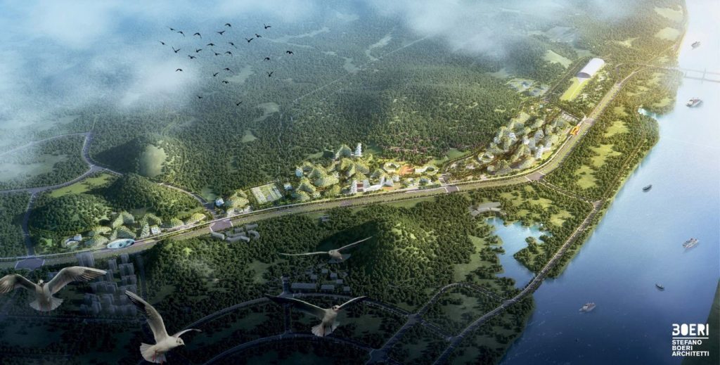 ciudadchina22-1024x519 La megalómana ciudad de un millón de plantas con la que China quiere volver a respirar aire puro