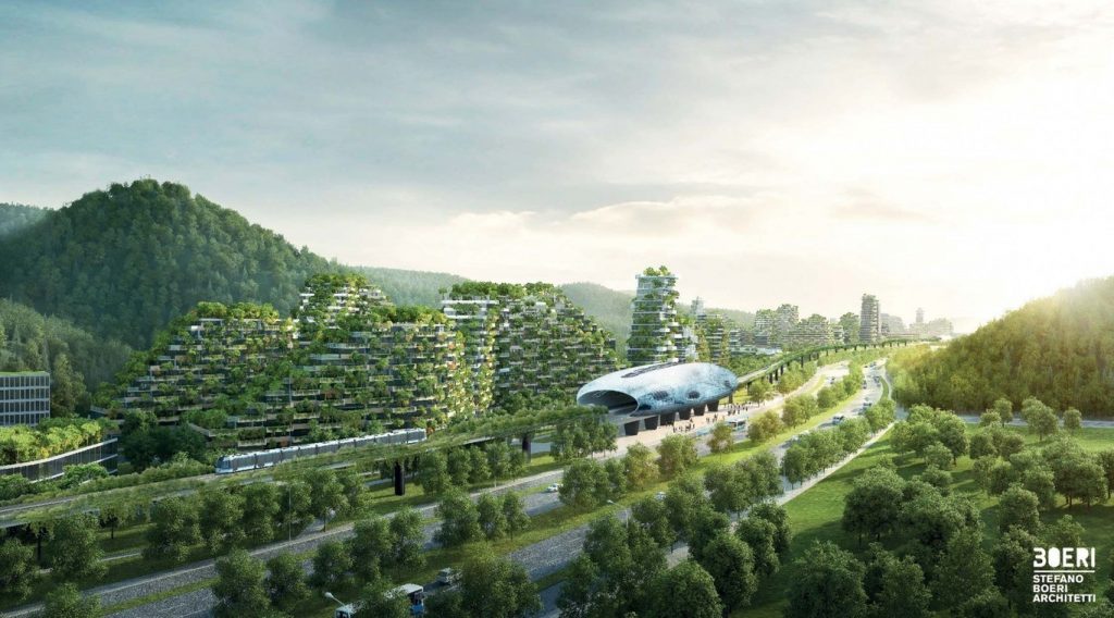 ciudadchina44-1024x568 La megalómana ciudad de un millón de plantas con la que China quiere volver a respirar aire puro