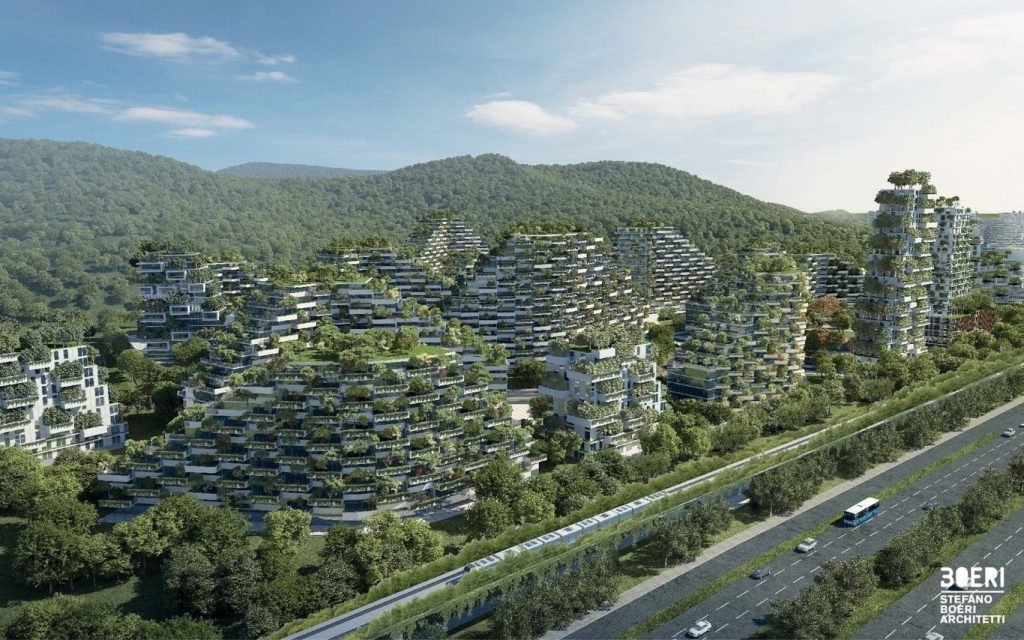 ciudadchina55-1024x640 La megalómana ciudad de un millón de plantas con la que China quiere volver a respirar aire puro
