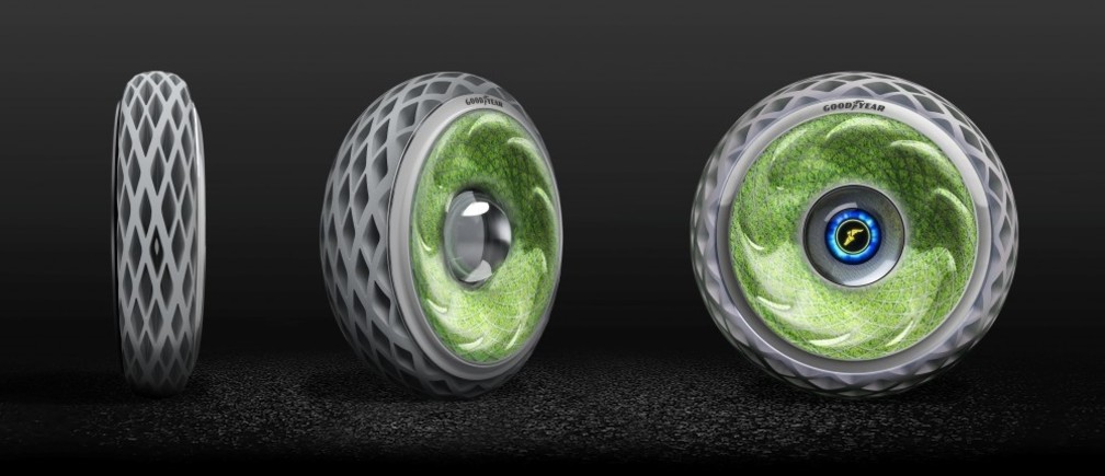 El neumático del futuro según Goodyear: musgo en tus ruedas para generar oxígeno