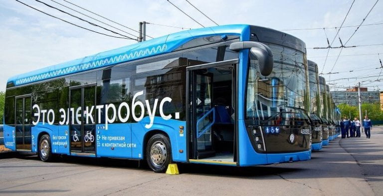 🌎La capital rusa Moscú se convierte en la ciudad con más buses eléctricos de Europa